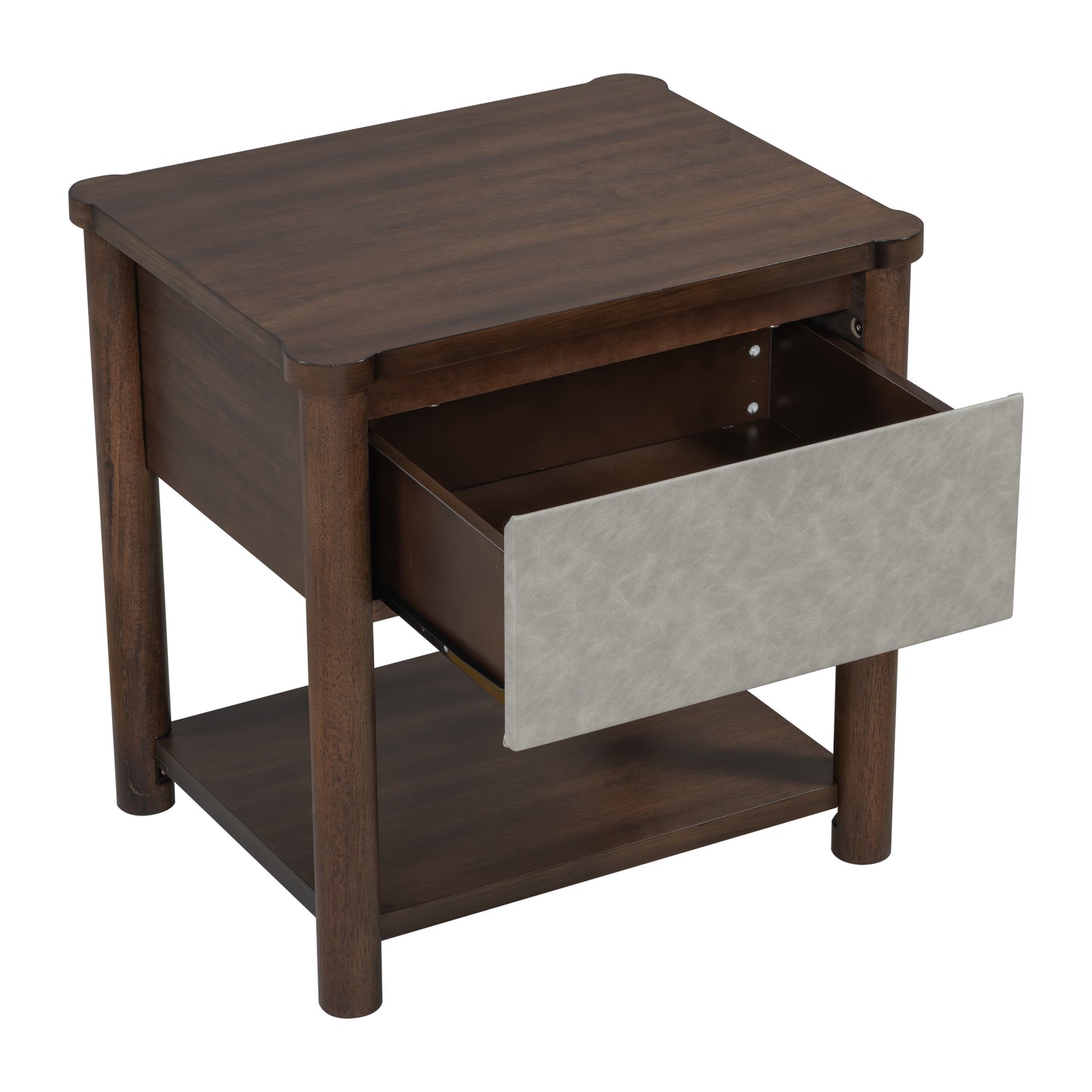 Modern King Bed Frame Set with 2 Nightstands, Light Gray Wood Platform Bed with Headboard and Matching Bedside Tables for Bedroom Bedroom Set