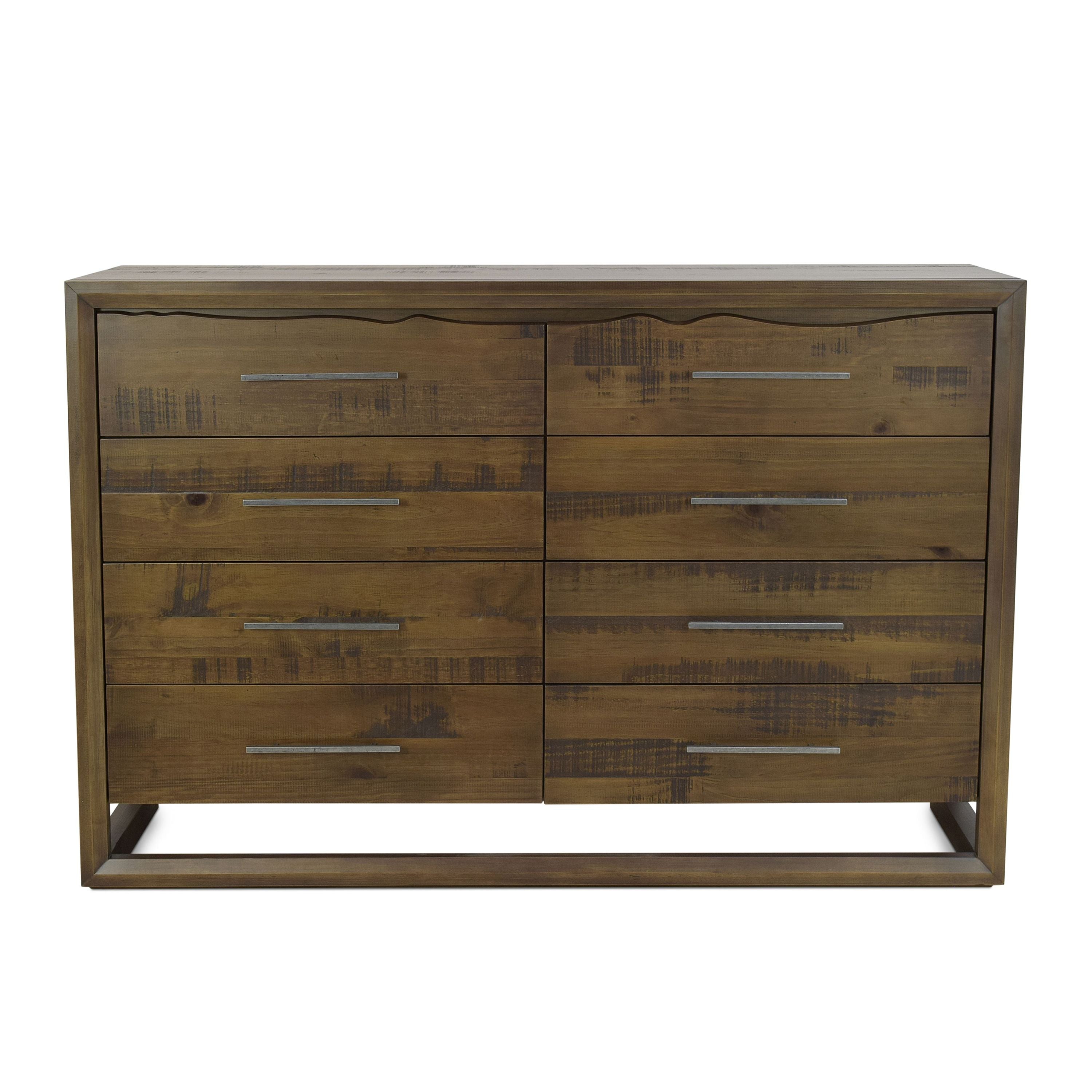 Lofton Wood 6-Drawer Dresser, Mocha Finish Dresser