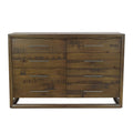 Lofton Wood 6-Drawer Dresser, Mocha Finish Dresser