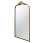 24" x 36" Gold Arch Mirror, Baroque Inspired Wall Decor for Bathroom Bedroom Living Room - Groovy Boardz