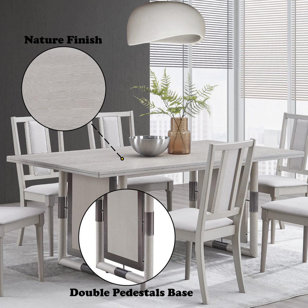 Marta Natural Finish Dining Table
