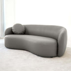 Porter Grey PU Leather Sofa