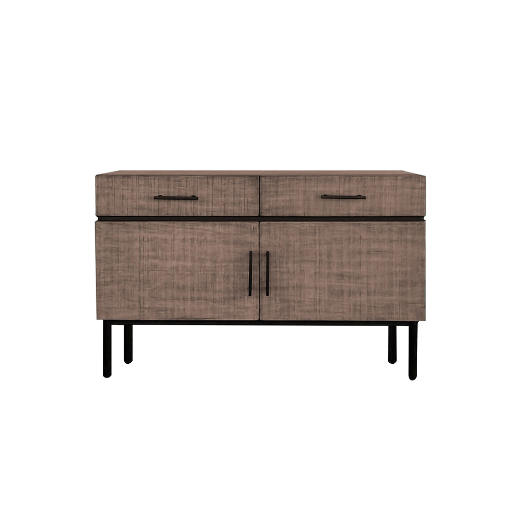 Mid Century Modern Mahogny Wood Accent Cabinet Storage Cabinet