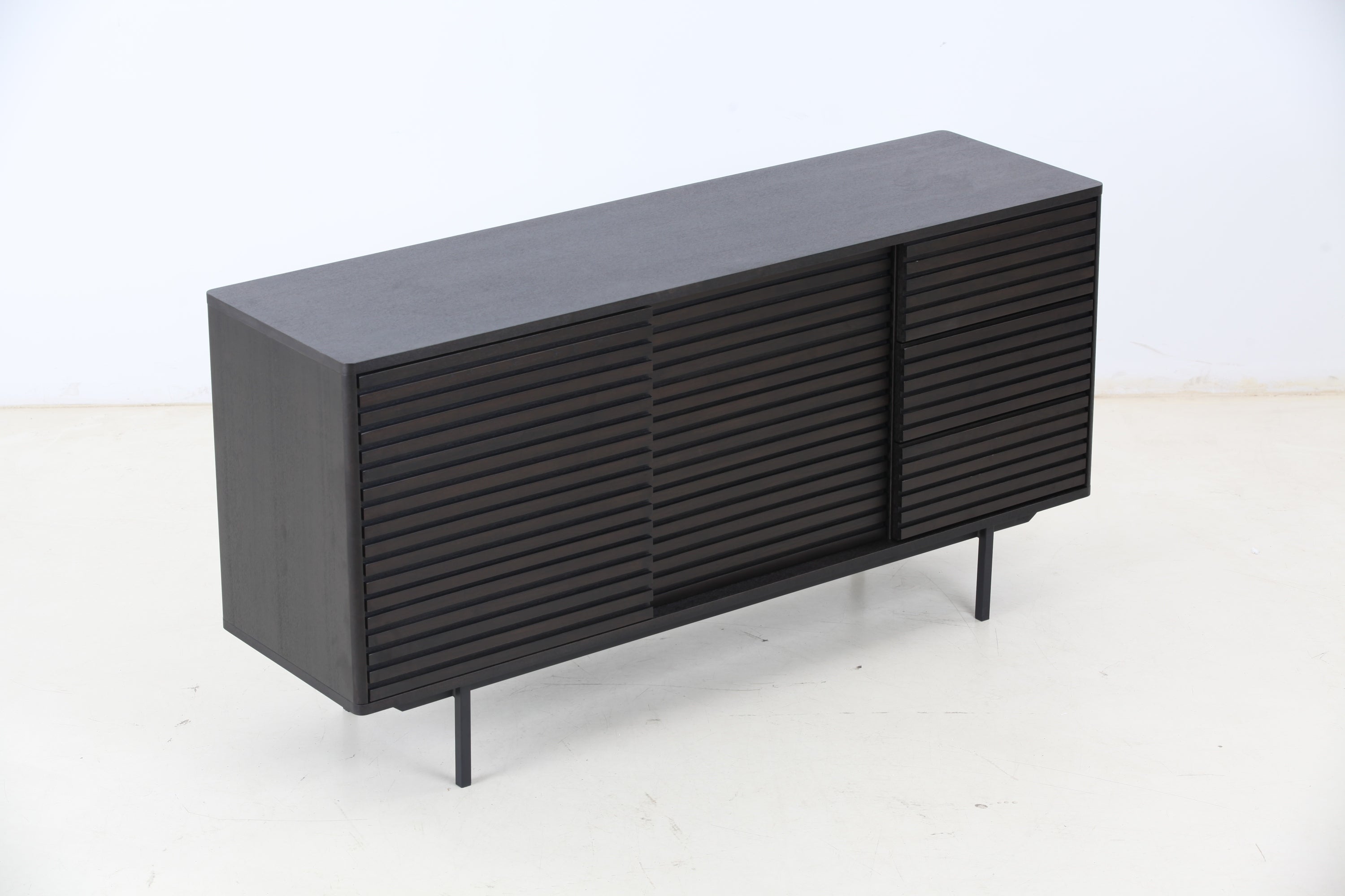 COMBO mid century Sideboard Buffet Table or TV Stand with storage for living room Kitchen