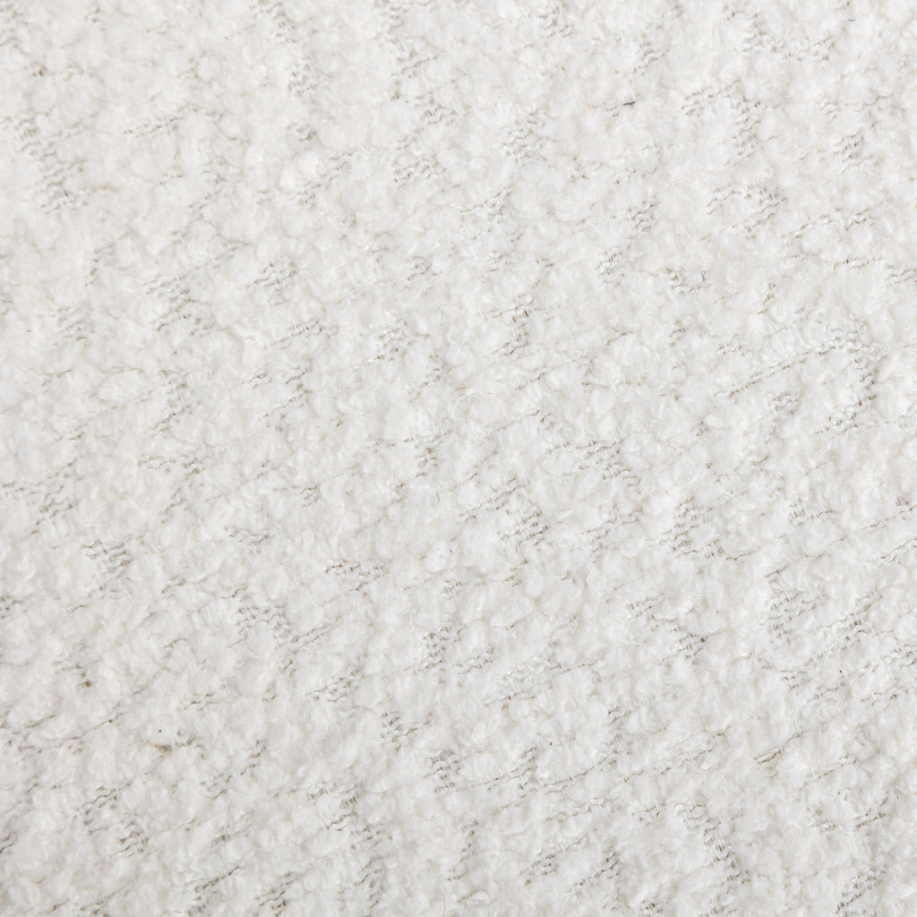 MoMo Boucle Upholstered Counter Height Stool, 360° Swivel