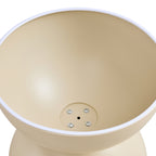 MILK WHITE coffee round tables SET OF 2 with STORGE MOVABLE TABLE TOP MULTIFUNCTIONAL END SIDE TABLE - Groovy Boardz