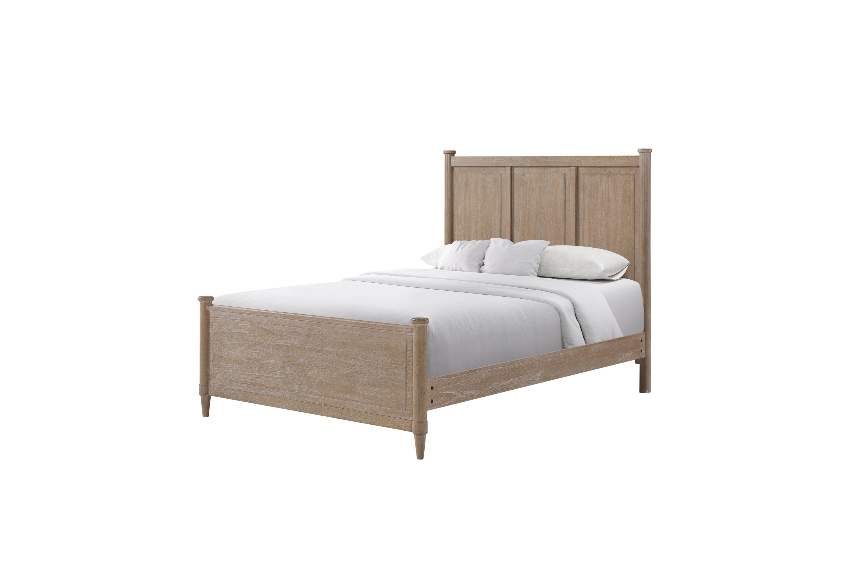 Mindi Veneer Full Bed W/O Trundle Bed Frame