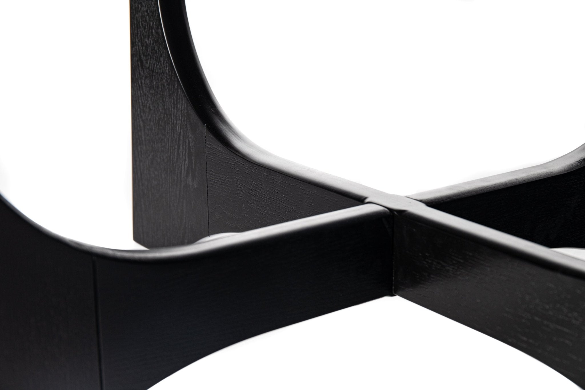 36" Round Coffee Table, Wooden Coffee Tables for Living Room Reception Room(Black) - Groovy Boardz