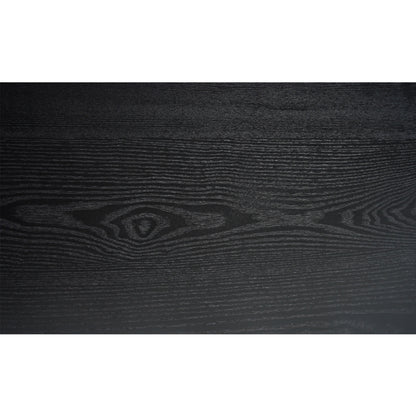 Modern Black Console Table with Gold Accent, Decorative Entryway Table,56in Wood Console Table, Narrow Sofa Table for Entrance, Living Room, Hallway