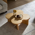 Modern Butterfly MDF Coffee Table, Used In Living Rooms, Bedrooms, Offices, With A Butterfly Shaped Appearance, NATURE