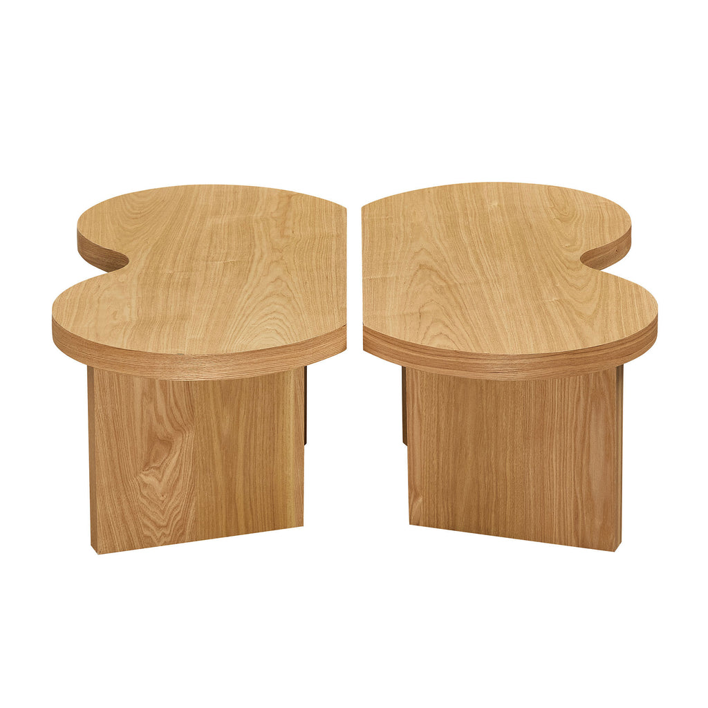 Modern Butterfly MDF Coffee Table, Used In Living Rooms, Bedrooms, Offices, With A Butterfly Shaped Appearance, NATURE