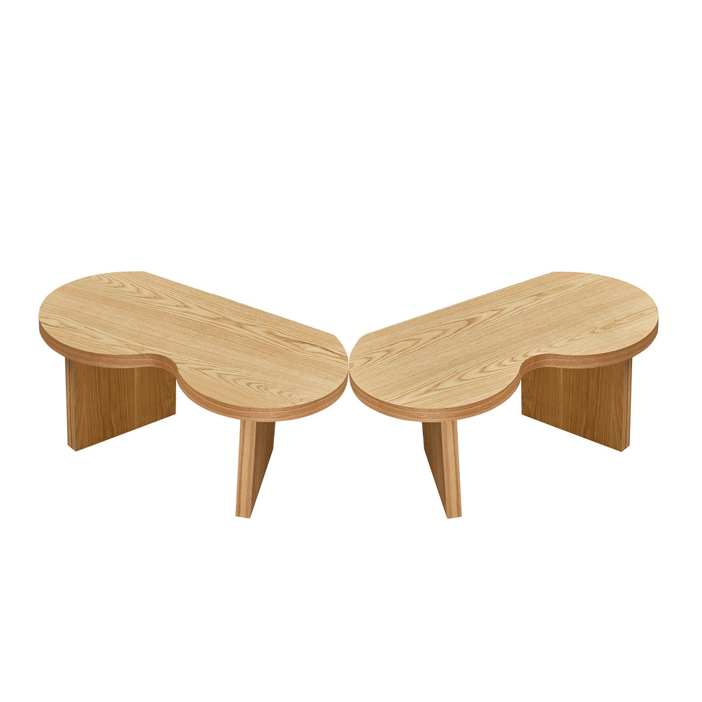 Modern Butterfly MDF Coffee Table, Used In Living Rooms, Bedrooms, Offices, With A Butterfly Shaped Appearance, NATURE