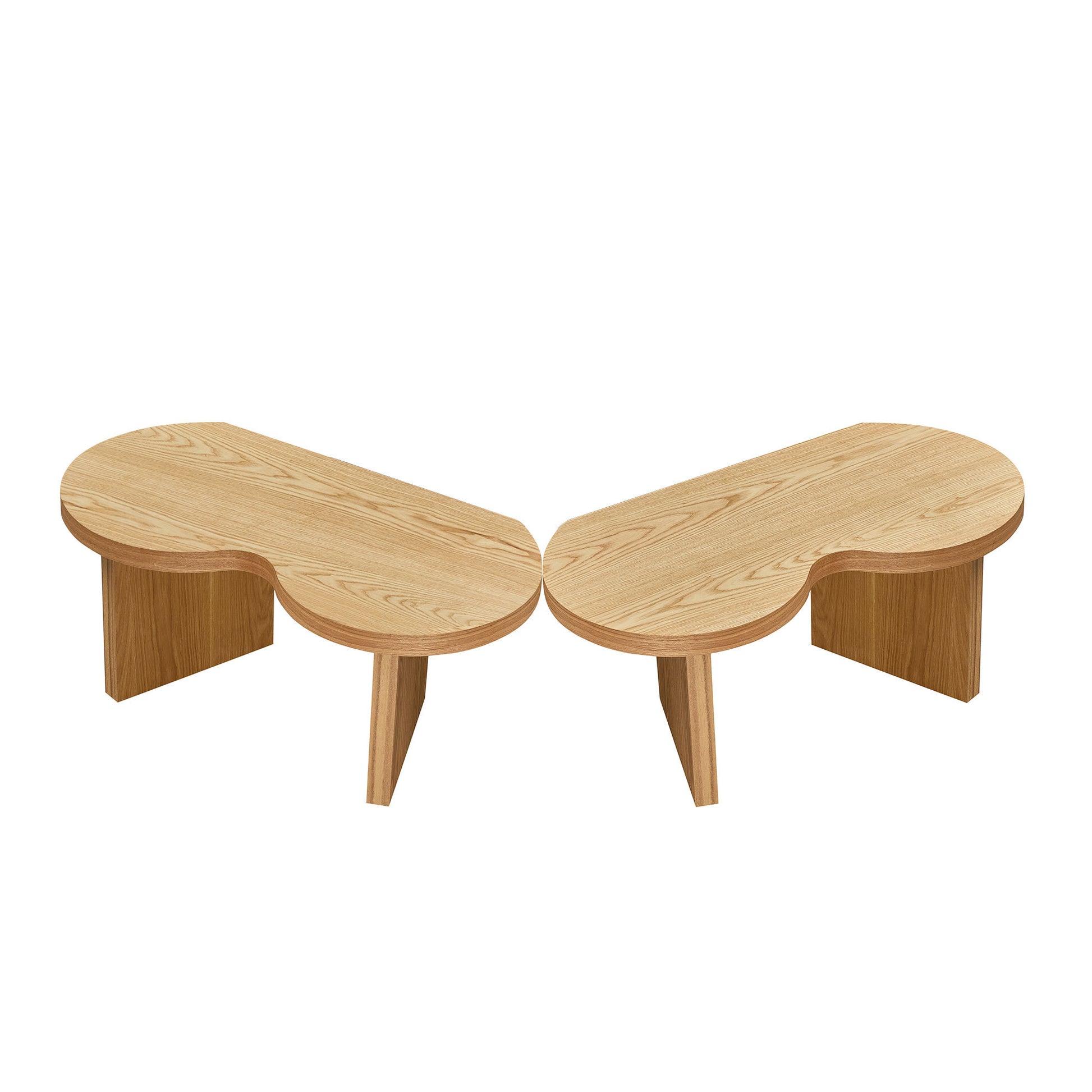 Modern Butterfly MDF Coffee Table, Used In Living Rooms, Bedrooms, Offices, With A Butterfly Shaped Appearance, NATURE