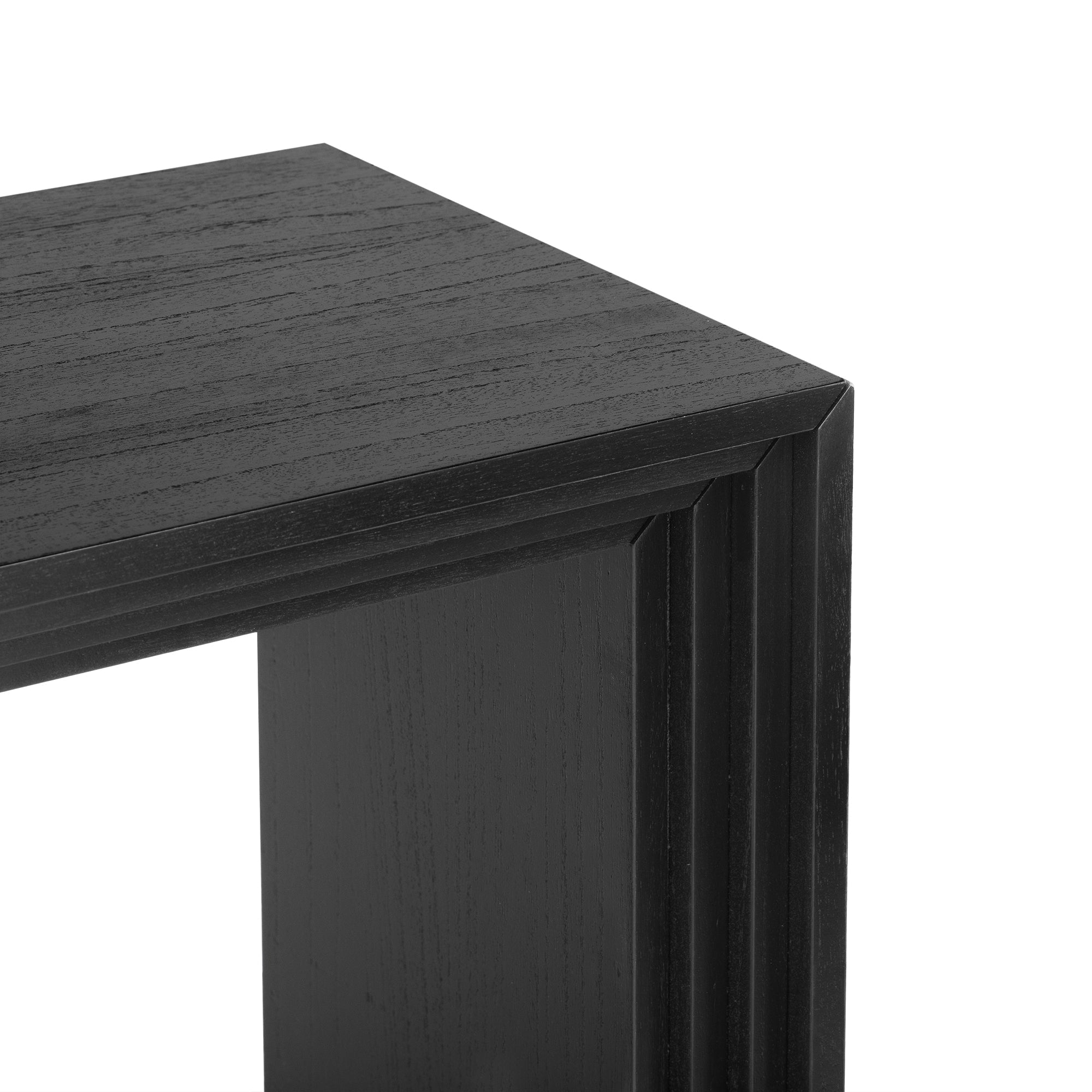 U_STYLE Modern Style Console Table made of Paulownia Solid Wood Veneer,Suitable for Foyer, Living Room, or Entryway.