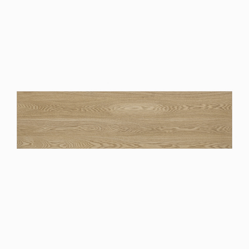 U_STYLE Modern and Curved Design Ash Veneer Console Table with Shelf,Suitable for Entryway,Hallway Living Room,Foyer,Corridor