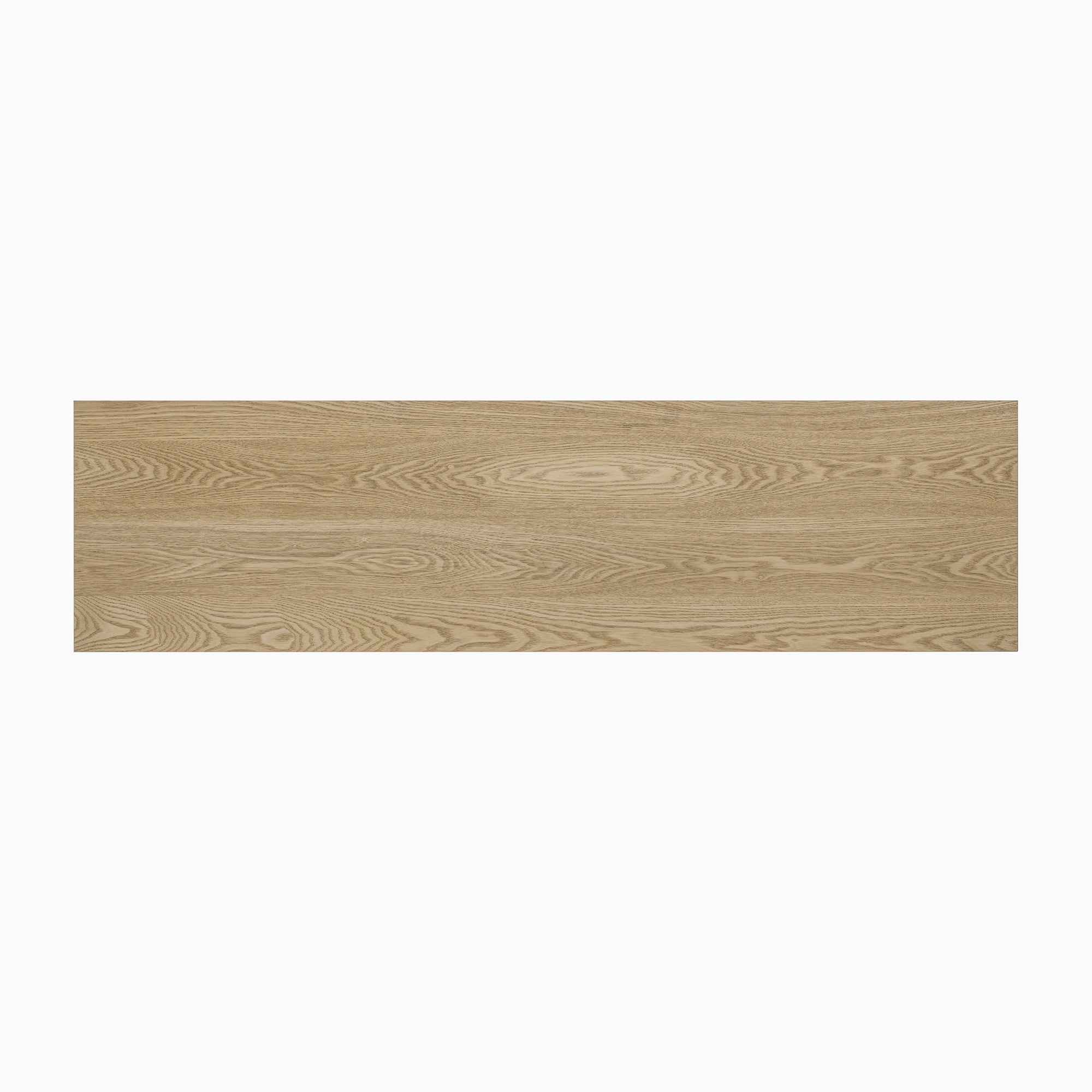 U_STYLE Modern and Curved Design Ash Veneer Console Table with Shelf,Suitable for Entryway,Hallway Living Room,Foyer,Corridor