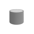 Light Marble Top Cylinder Shape Leather End modern Sofa Table for Living Room furniture End Table