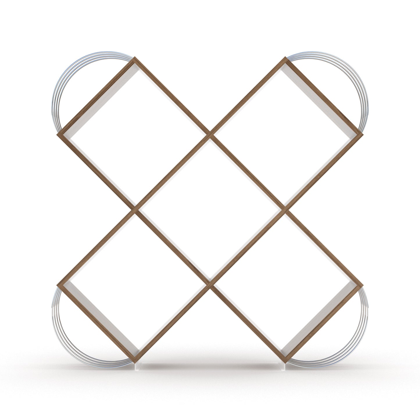 Case X Design Modern 5 Tier Bookcase