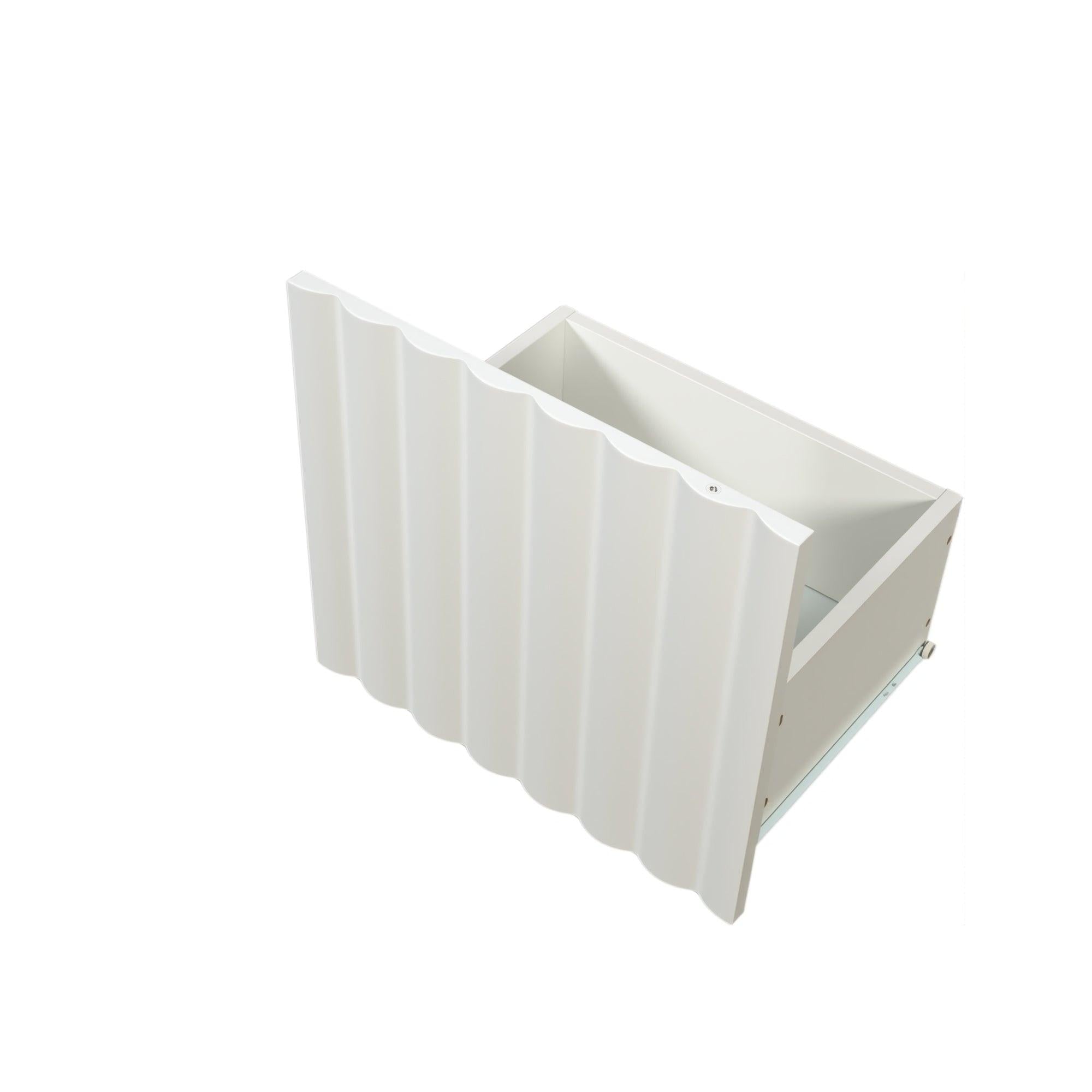 Elegant Modern White TV Stand for 65+ TVs with Storage.