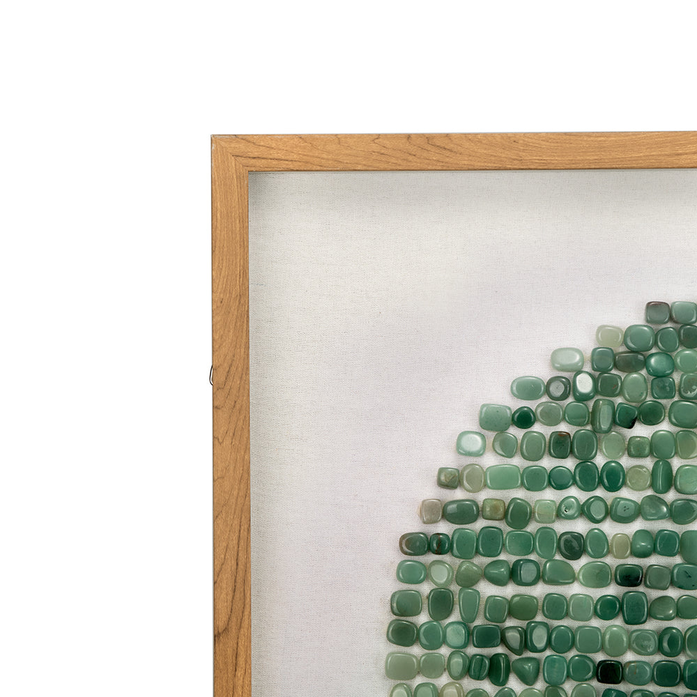 23.5" x 23.5" Elos Stone Shadow Boxes Wall Art, Set of 2