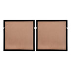 23.5" x 23.5" Elos Stone Shadow Boxes Wall Art, Set of 2