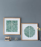 23.5" x 23.5" Elos Stone Shadow Boxes Wall Art, Set of 2