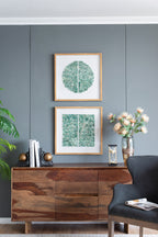 23.5" x 23.5" Elos Stone Shadow Boxes Wall Art, Set of 2