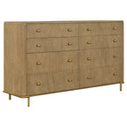 Stevie Sand Wash/Natural Cane 4-piece Eastern King Bedroom Set Bedroom Set