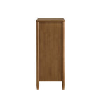 Vichy Wood Rattan 4-Drawer Chest Dresser Dresser