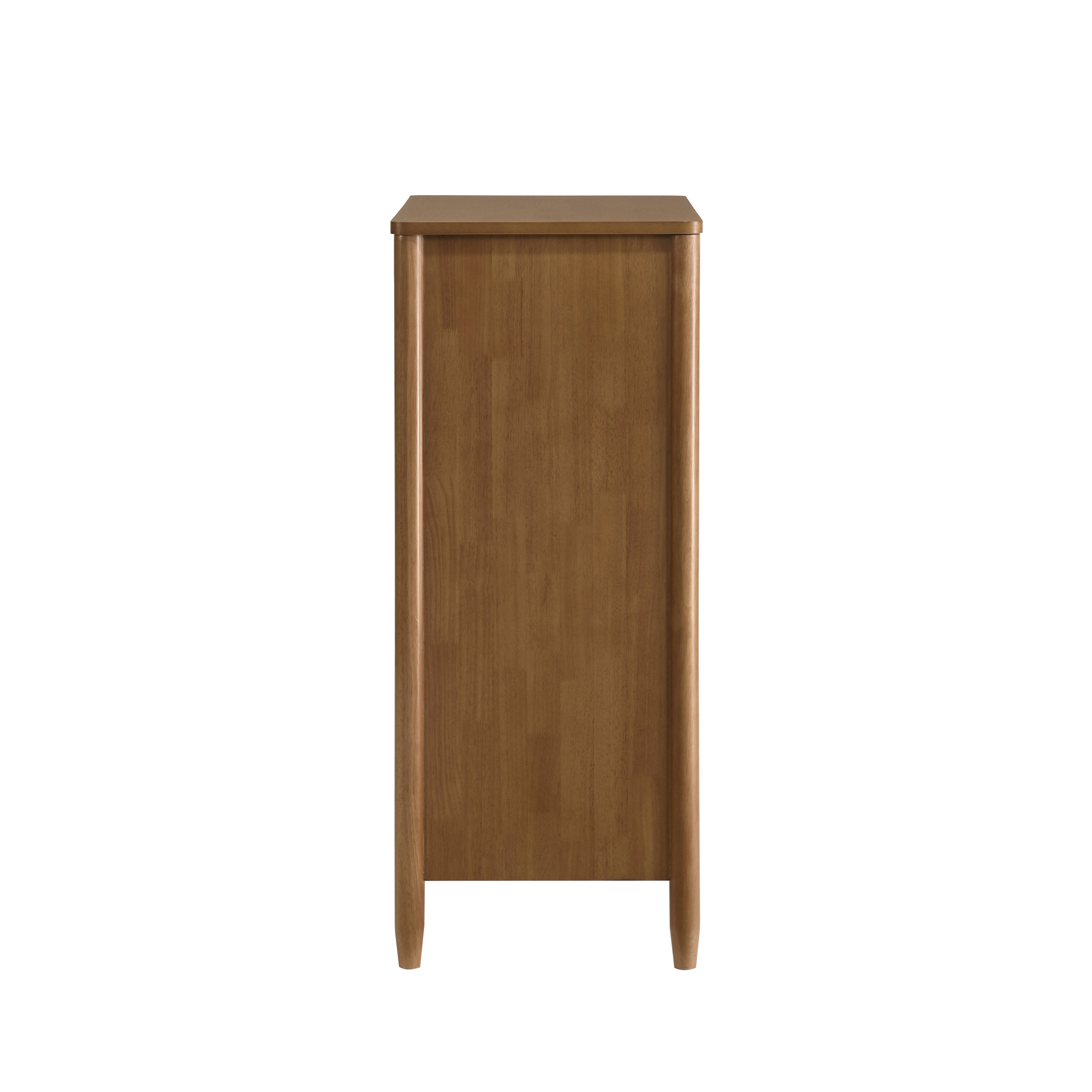 Vichy Wood Rattan 4-Drawer Chest Dresser Dresser