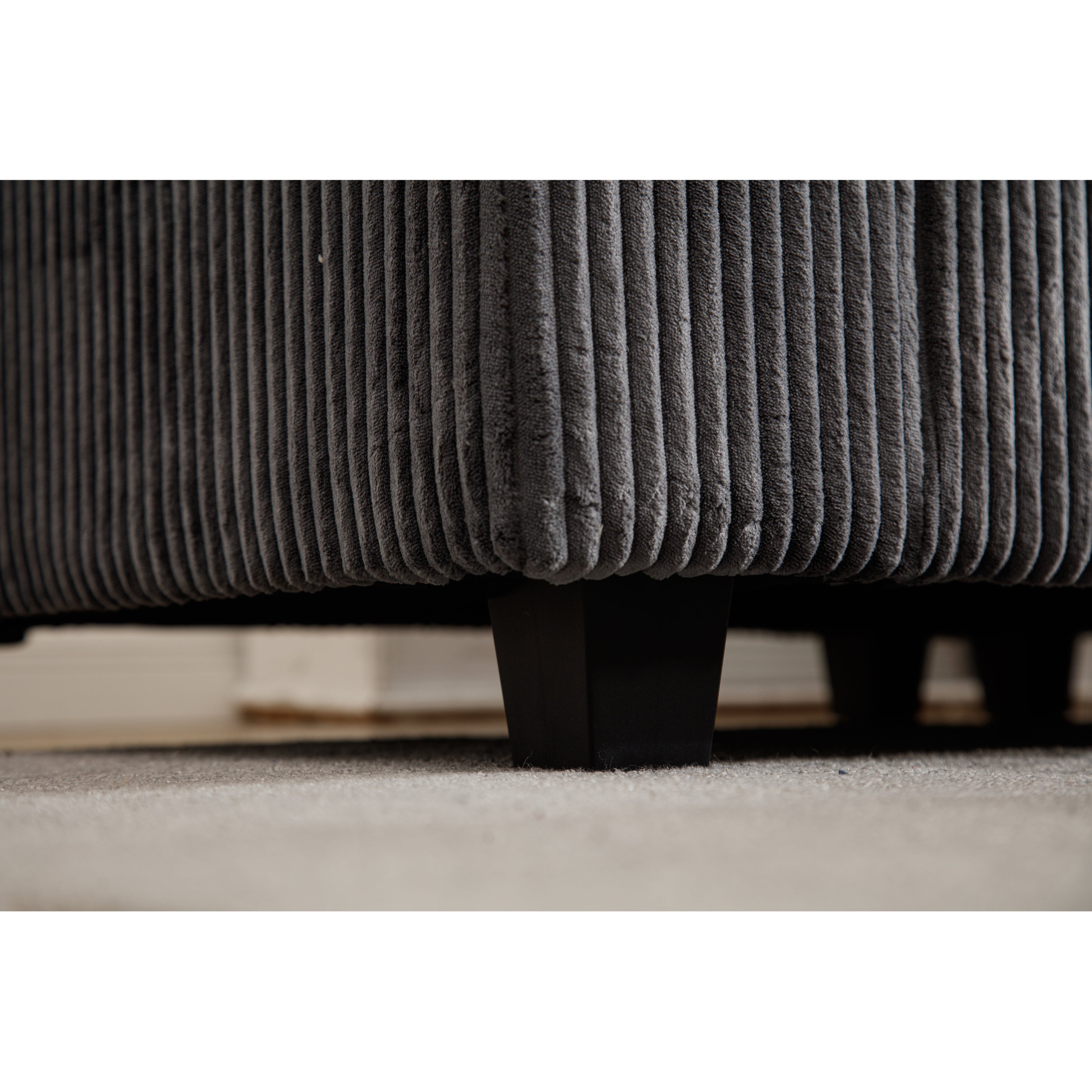 {NEW ARRIVAL VIDEO PROVIDED} Oversized Modular Sectional Sofa Couches Set,Corduroy Upholstered Deep Seat Comfy Sofa for Living Room 5 Seat,Dark Gray