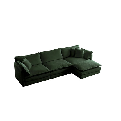 Oversized Modular Deep Seat Sectional Sofa