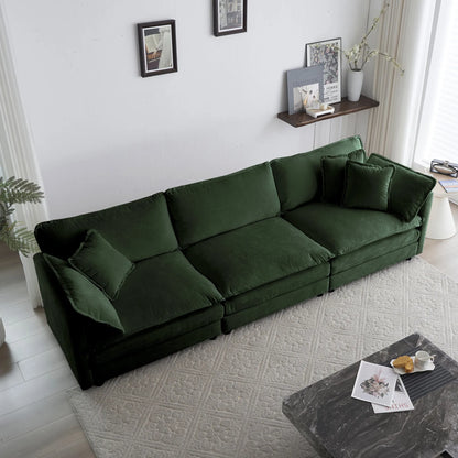 Oversized Modular Deep Seat Sectional Sofa