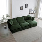 Oversized Modular Deep Seat Sectional Sofa