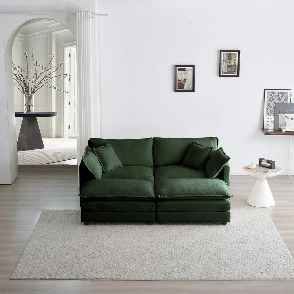 Oversized Modular Deep Seat Sectional Sofa