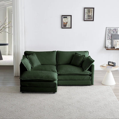 Oversized Modular Deep Seat Sectional Sofa