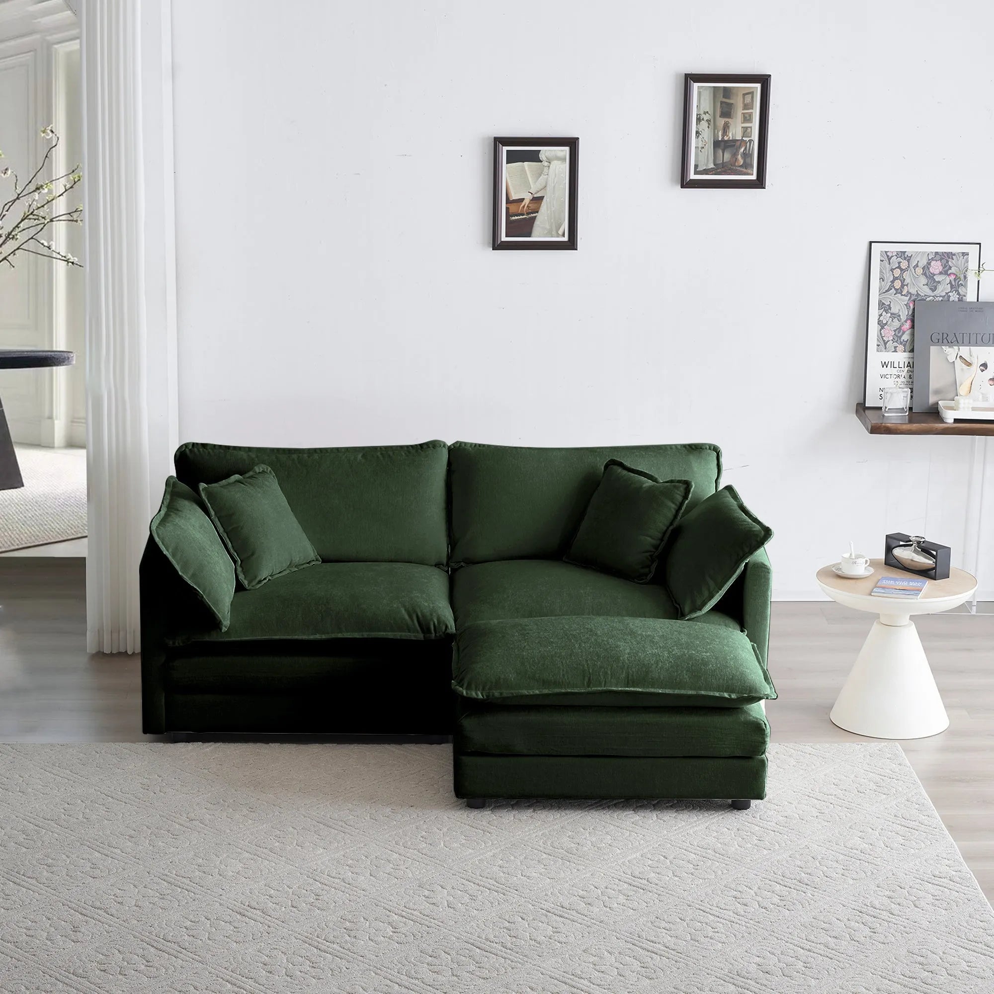 Oversized Modular Deep Seat Sectional Sofa