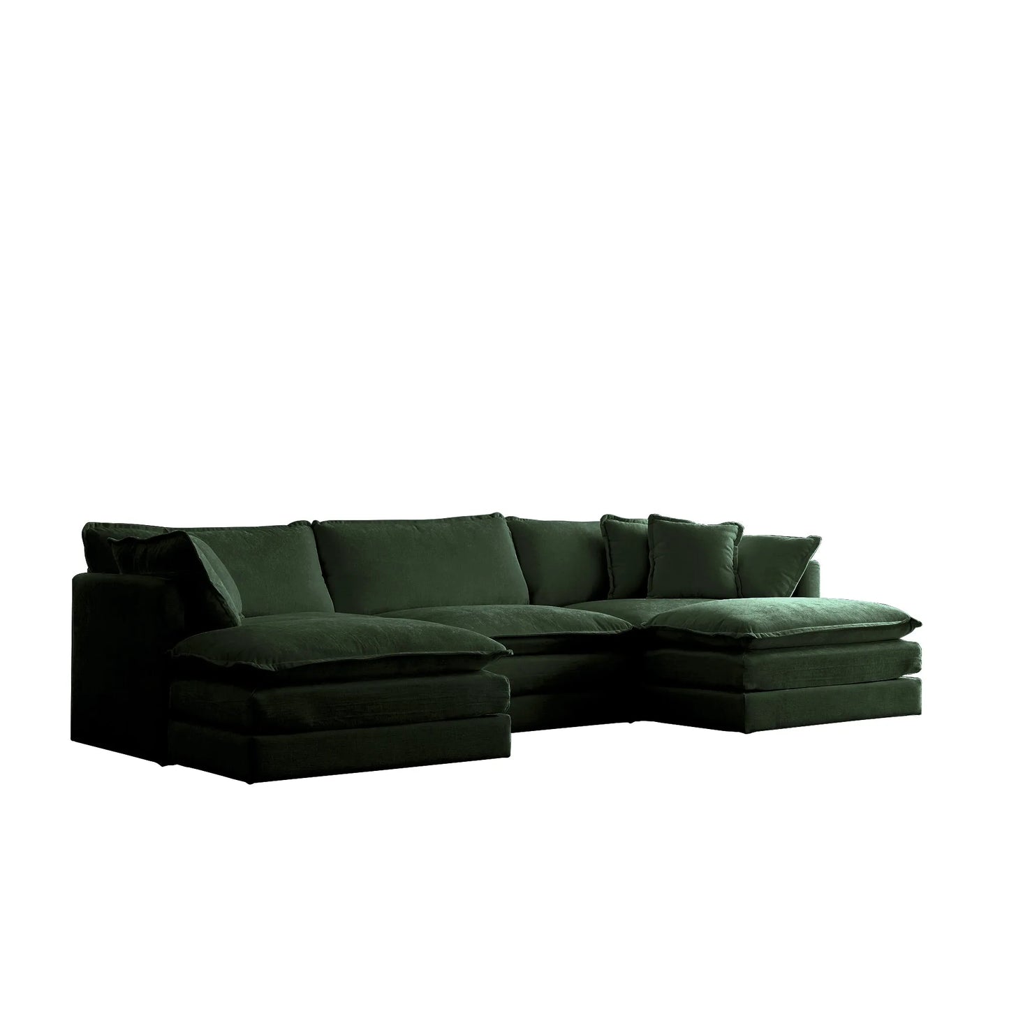 Oversized Modular Deep Seat Sectional Sofa