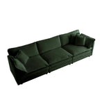 Oversized Modular Deep Seat Sectional Sofa