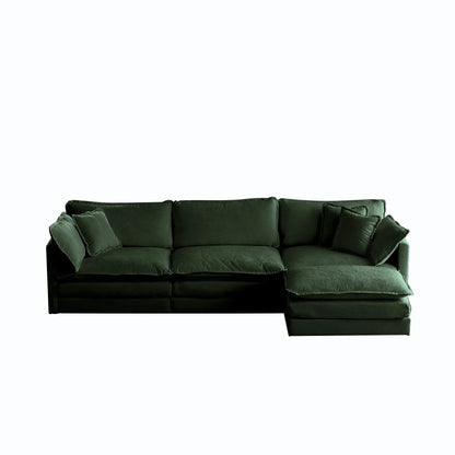 Oversized Modular Deep Seat Sectional Sofa