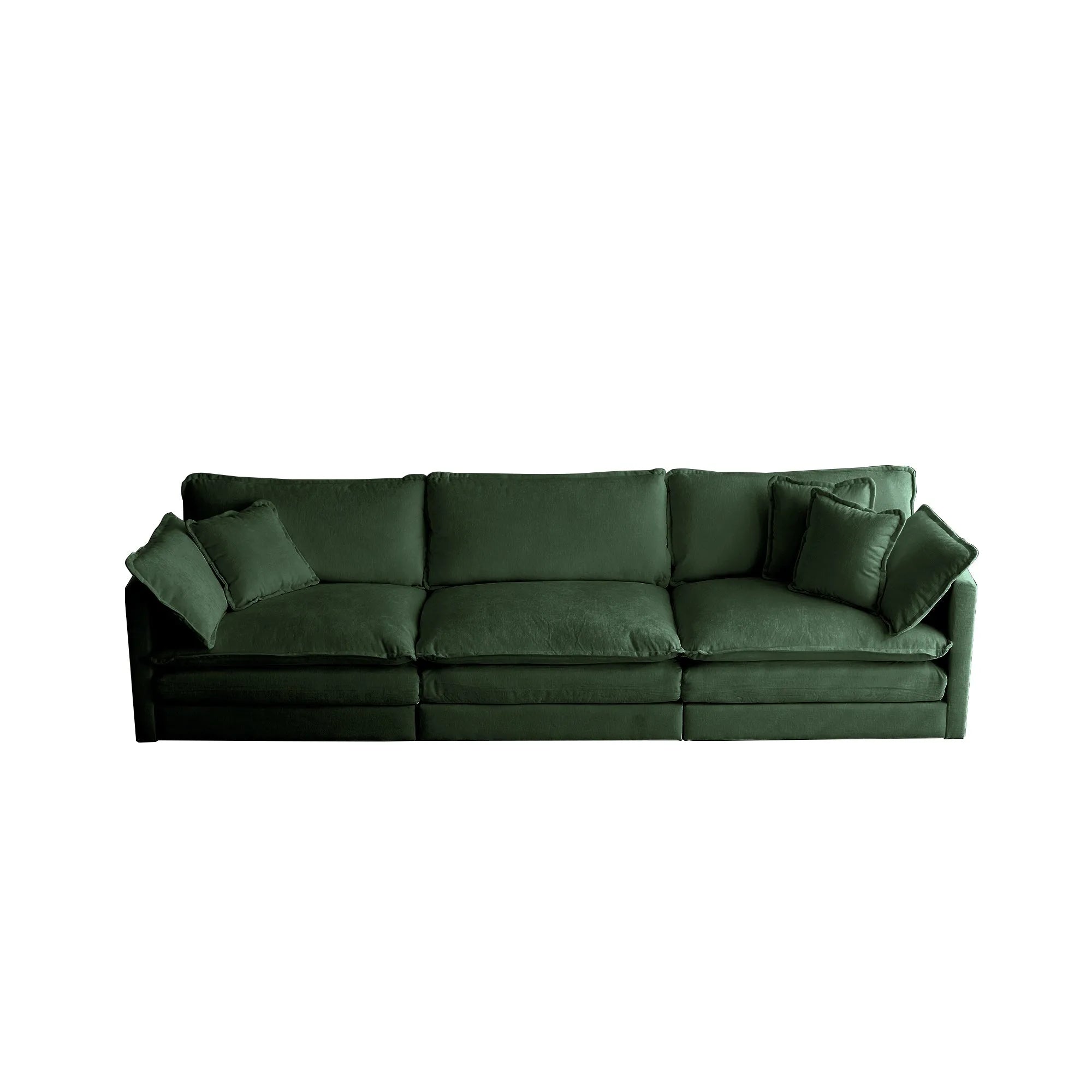 Oversized Modular Deep Seat Sectional Sofa