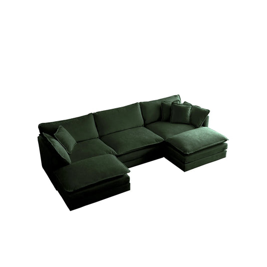 Oversized Modular Deep Seat Sectional Sofa
