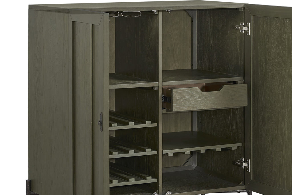 Bar Cabinet - Pistachio Storage Cabinet