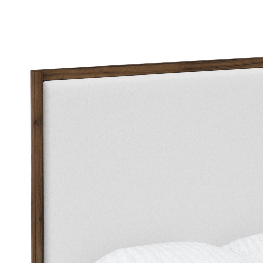 Queen Upholstered Bed in Walnut