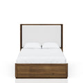 Queen Upholstered Bed in Walnut