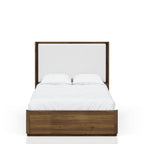 Queen Upholstered Bed in Walnut