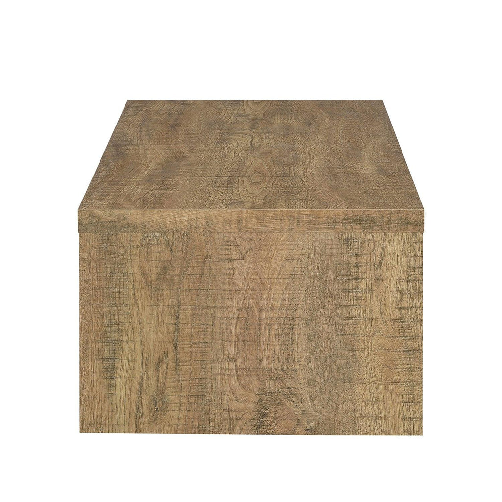 Elegant Rectangular Mango Engineered Wood Coffee Table.