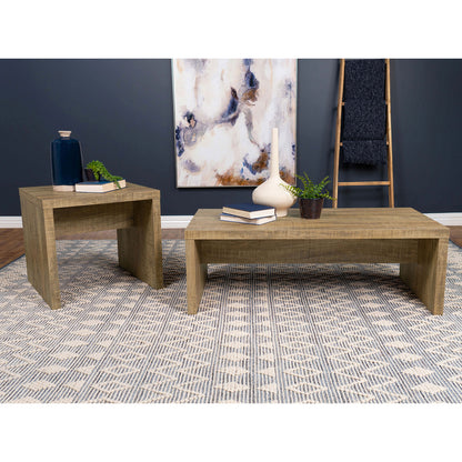 Rectangular Engineered Wood Coffee Table, Mango