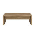 Elegant Rectangular Mango Engineered Wood Coffee Table.