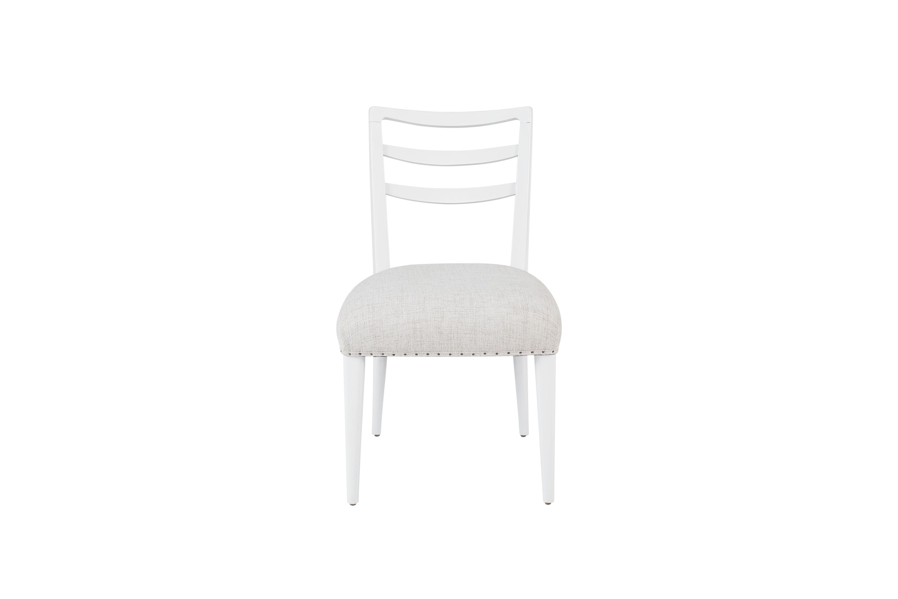 Round Expandable Table 4 Ladderback white Chairs Glass Front Server and Display Cabinet